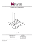 Premier Mounts PP-FCTA-QL User's Manual