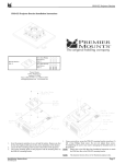 Premier Mounts PDS-022 User's Manual