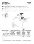 Powermate SPA0601512 Parts list