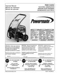 Powermate PM0133250 User's Manual