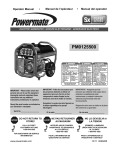 Powermate PM0125500 User's Manual