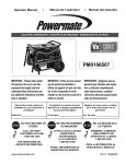 Powermate PM0106507 User's Manual