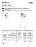 Powermate PLA3706056 Parts list