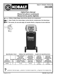 Powermate KLA1581009 Parts list