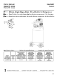 Powermate CLA1982012.NOM Parts list