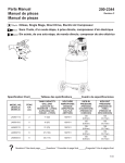 Powermate CLA0602712.NOM Parts list