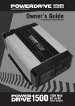 Power Drive 1500 User's Manual