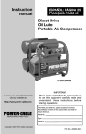 Porter-Cable CPLDC2540S User's Manual