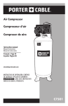 Porter-Cable N028591 User's Manual