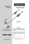 Porter-Cable N020227 User's Manual