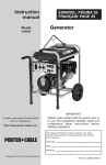 Porter-Cable H450IS User's Manual