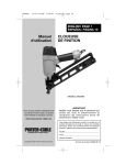 Porter-Cable DA250B User's Manual