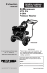 Porter-Cable D27927-034-0 User's Manual