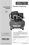 Porter-Cable D26126-024-0 User's Manual