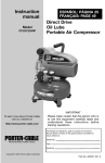 Porter-Cable CPLDC2540P User's Manual