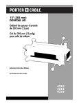 Porter-Cable 4216 User's Manual