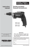 Porter-Cable 2640 User's Manual