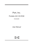 PORT ST24XCDR User's Manual
