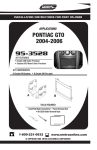 Pontiac 95-3528 User's Manual