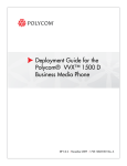 Polycom VVX 1500 D User's Manual
