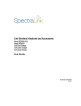 Polycom SpectraLink BC4900 User's Manual