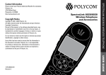 Polycom SpectraLink 8030 User's Manual