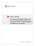 Polycom Webcam RMX 500 User's Manual