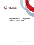 Polycom Webcam 3725-71352-001 User's Manual