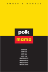 Polk Audio MOMO MM2104 User's Manual