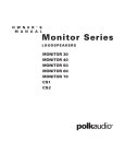 Polk Audio AM5092-A User's Manual