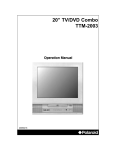 Polaroid TTM-2003 User's Manual