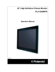 Polaroid PLA-4260MTR User's Manual