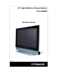 Polaroid PLA-4255BD User's Manual