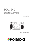 Polaroid PhotoMAX PDC 640 User's Manual