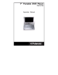 Polaroid PDV-0700 User's Manual