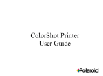 Polaroid ColorShot Printer User's Manual