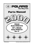Polaris VIRAGE W005197D User's Manual