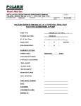 Polaris TBM 200 LH User's Manual