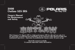 Polaris Outlaw 525 IRS User's Manual