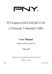 PNY P-DSA2-PCIE-RF User's Manual