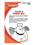 Playskool Crawl n' Flutter Bee 06549 User's Manual