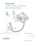 Plantronics CS55 Series User's Manual