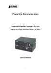 Planet Technology PL-101E User's Manual