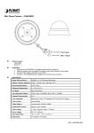 Planet Technology CAM-DM33 User's Manual