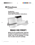Pitney Bowes PostPerfect B700 User's Manual