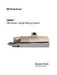 Pitney Bowes DM925 User's Manual