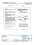 Pitney Bowes G799 User's Manual