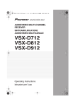 Pioneer VSX-D812 User's Manual