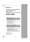 Pioneer VSX-520 User's Manual