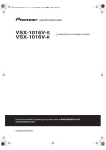 Pioneer VSX-1016V-S User's Manual